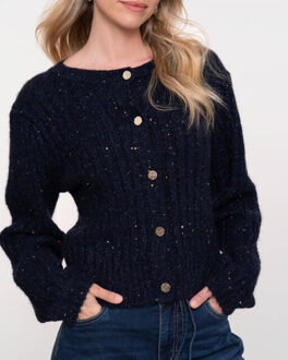 Geisha Vest 54853-14 Blauw - XXL