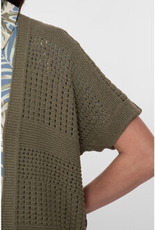 Geisha vest bat sleeve 64079-70 560 olive Groen - L