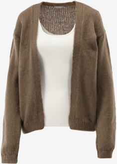 Geisha Vest bruin - L