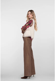 Geisha Wide leg jeans 51515-10-/gold Camel - M