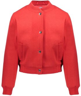 Geisha winter bomberjas meisjes - rood - Maat 140