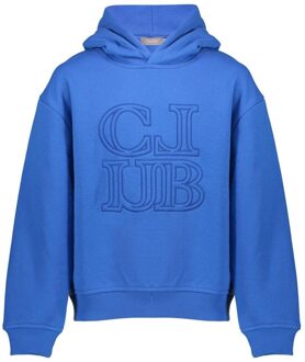 Geisha winter hoodie meisjes - blauw - club - Maat 152