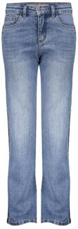 Geisha winter jeans meisjes - blauw - piping - Maat 140