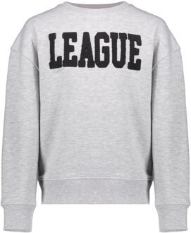 Geisha winter sweater meisjes - grijs/zwart - league - Maat 164