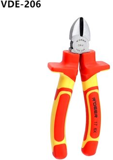 Geïsoleerde Schroevendraaier Magnetische Schroevendraaier Phillips Houder 1000V Elektricien Reparatie Tang Voor Elektricien Handje 02