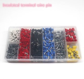 Geïsoleerde Terminal Draad Pin E6010 E0506 E7508 E10-12 E2510 E4009 E1008 E1512Bootlace Beentje Kit Hand Crimper Krimptang.