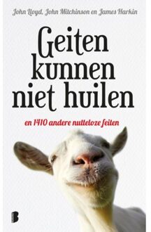 Geiten kunnen niet huilen - Boek John Lloyd (9022574628)