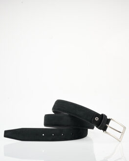 Geklede riem - maat 105 Zwart