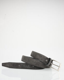 Geklede riem - maat 115 Grijs