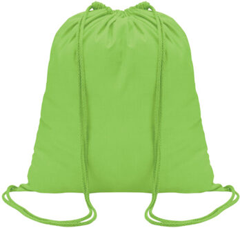Gekleurde katoenen koordzak Groen - One size