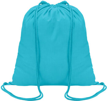 Gekleurde katoenen koordzak - maat One size Blauw