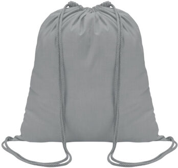 Gekleurde katoenen koordzak - maat One size Grijs