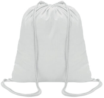 Gekleurde katoenen koordzak - maat One size Wit