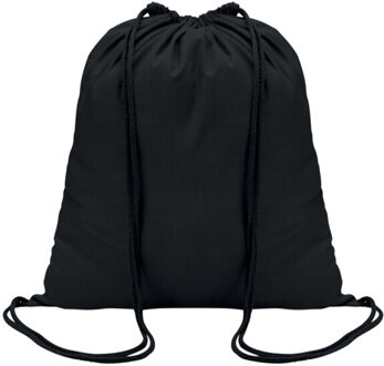 Gekleurde katoenen koordzak Zwart - One size