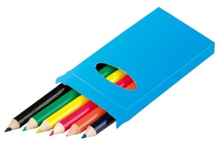 Gekleurde potloden in doosje van 6