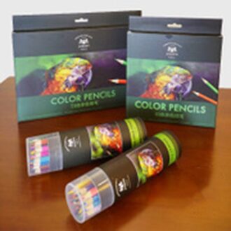 Gekleurde Potloden Milieuvriendelijke Vette Gekleurde Lood Tekening Dozen En Loop 12/18/24/36/48/72 kleuren Cartons 12 kleuren