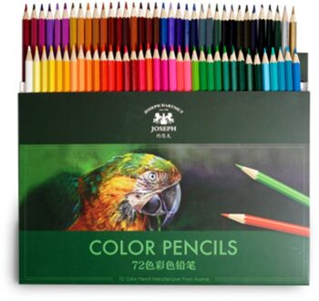 Gekleurde Potloden Milieuvriendelijke Vette Gekleurde Lood Tekening Dozen En Loop 12/18/24/36/48/72 kleuren Cartons 72 kleuren