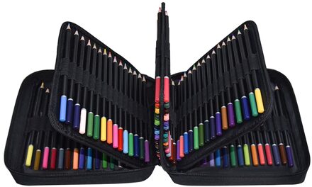 Gekleurde Potloden Set 72/120/180 Kleuren Met Rits Case Professionele Tekening Art Supplies Voor School Trekken Schets Art Supplies 120 kleuren reeks