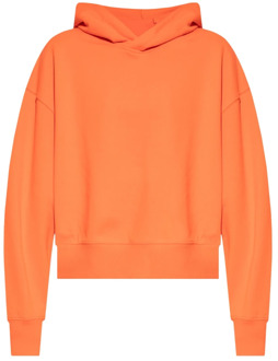 Geknipte hoodie Y-3 , Orange , Dames - M,S