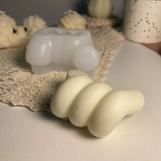 Geknoopt Siliconen Mal Voor Kaars Maken Geurkaars Mold Handgemaakte Aromatherapie Gips Zeep Mallen Chocolade Cakevorm