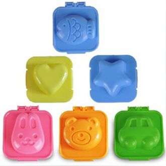 Gekookt Ei Mold Leuke Cartoon 3d Ei Ring Mould Bento Maker Cutter Decorating Ei Tool