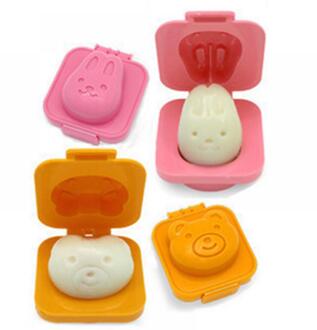 Gekookt Ei Mold Leuke Cartoon 3d Ei Ring Mould Bento Maker Cutter Decorating Ei Tool