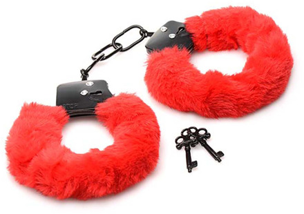 Gekraagde in Bont Harige Handboeien - Gekraagde in Bont Harige Handboeien