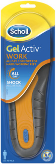 Gel Activ Insoles For Work Shoe Liners For Men 2Pcs