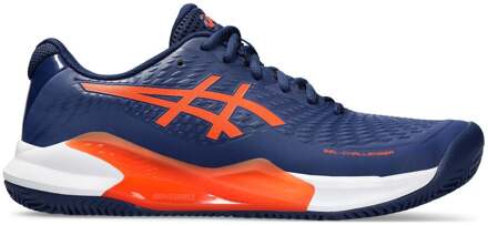 Gel-Challenger 14 Clay Tennisschoenen Heren donkerblauw - rood - 46 1/2