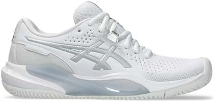 Gel-Challenger 15 Tennisschoenen Dames-Wit,Zilver - 39.5