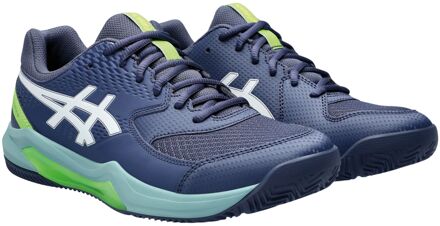 Gel-Dedicate 8 Padelschoenen Heren donkerblauw - wit - groen - 42 1/2