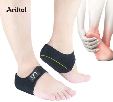 Gel Heel Pad Pain Relief for Plantar Fasciitis Sock Worn in Shoes Thin Heel Spur Foot Skin Care Protectors Heel Sleeves