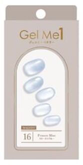 Gel Me 1 Nail Art Stickers 16 Frozen Blue (Magnet) - 30 pcs