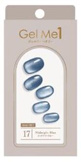 Gel Me 1 Nail Art Stickers 17 Midnight Blue (Magnet) - 30 pcs