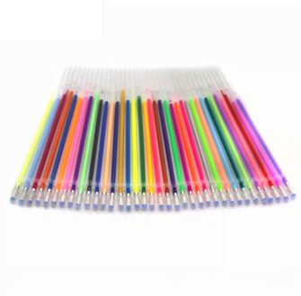 Gel Pen Refill Multi Gekleurde Schilderen Gel Inkt Balpennen Vullingen Staaf Voor Handvat School Briefpapier 48 Stks/set 48 Kleuren