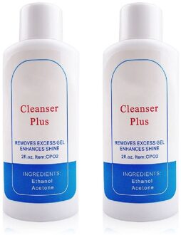 Gel Polish Overtollige Remover 60Ml Cleanser Plus Vloeistof Oppervlak Kleverige Laag Residu Nail Art Acryl Schoon Ontvetter Voor Nail