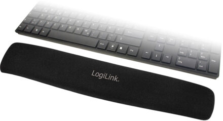 Gel-polssteun LogiLink ID0044 Zwart
