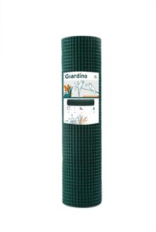 Gelast gaas geplastificeerd 19 x 1.1mm x 51cm x 5 meter groen