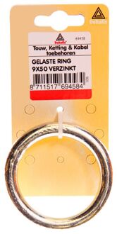 gelaste ring Ø 40 mm | 5 mm dik | verzinkt | 2 STUKS