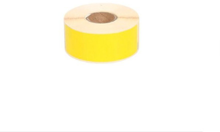 gele adreslabels 89x28mm