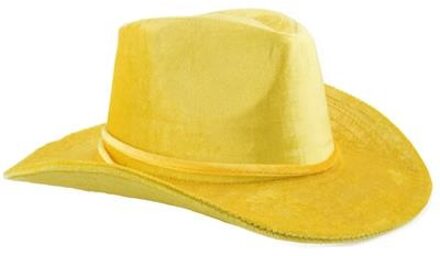 Gele Cowboyhoed Fluweel Goodwin Geel - Beige - Creme