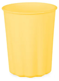 Gele Herbruikbare Bekers 220ml (4st) Geel - Beige - Creme