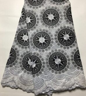 Gele Kant Stof Laatste Met Voorraad Borduren Afrikaanse Katoen Voile Kant Populaire Dubai Stijl Voor Party Dress YAX313 AS PIC7