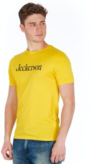 Gele Katoenen T-shirt Geel - M