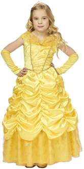 Gele Prinsessenjurk Kind Fleur Geel - Beige - Creme