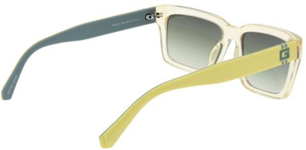 Gele RVS Zonnebril - maat Geel