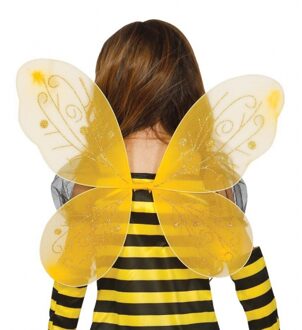Gele vlinder vleugels voor kinderen