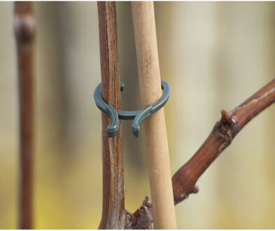 Geli 40x Planten klemmen 3 maten 16/20/25mm kunststof Groen