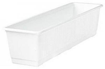 Geli Plantenbak - wit - rechthoekig - 60 x 17,5 x 14,5 cm - Plantenbakken