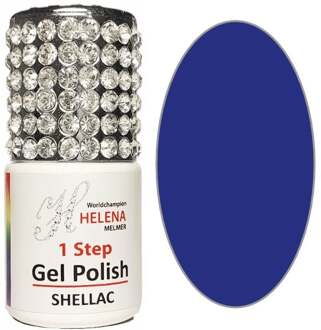 Gellak 39 - Donkerblauw met Paarse Twist